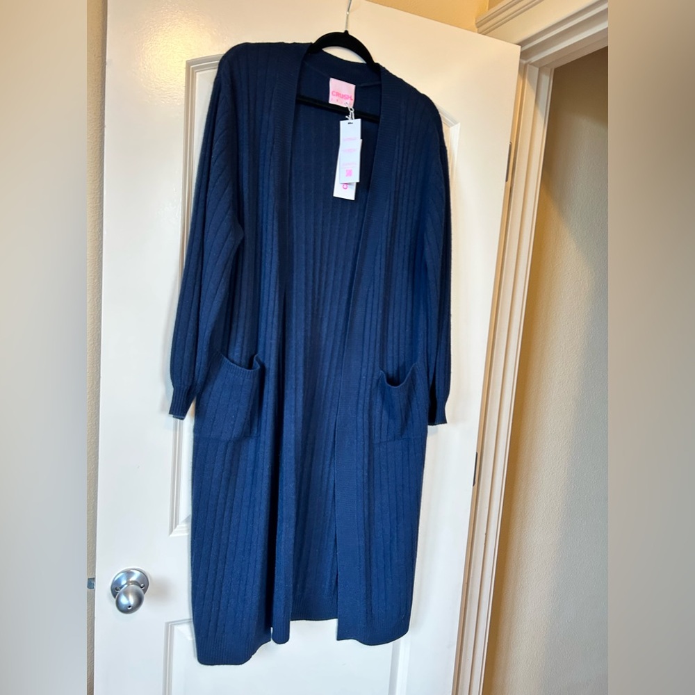 NWT Crush Cashmere Duster